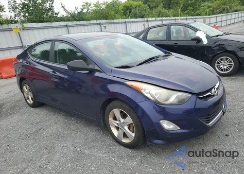 2013 Hyundai Elantra Gls z USA, uszkodzony, nr VIN 5NPDH4AE0DH273296